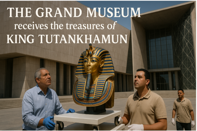 The Grand Museum Receives the Treasures of King Tutankhamun: A Timeless Legacy Unveiled